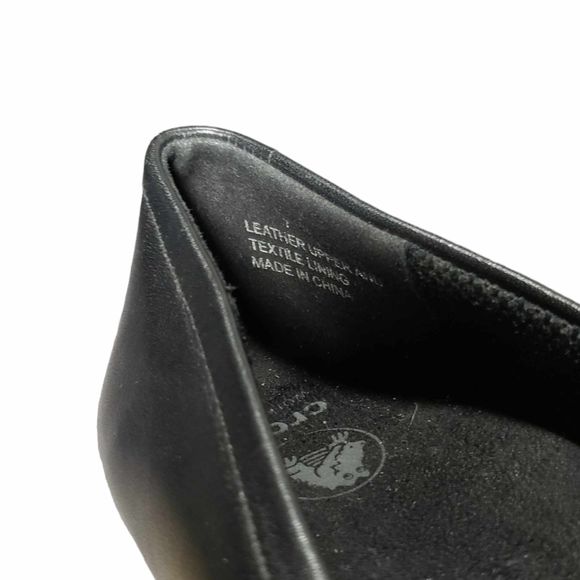 Crocs Grace Heel size 7 Leather Comfort Slip on Short Heel Pump No Box - Picture 7 of 8